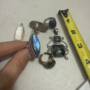 Joyería de plata mexicana vintage - Lote de 6 - Imagen 1 de 11