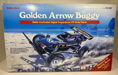 Radio Shack GOLDEN ARROW BUGGY 1988 OVP mit Fernbedienung SIEHE BESCHREIBUNG - Bild 1 von 4