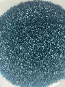 Micro Seed Beads, Loose, Love Beads,Turquoise Blue, 100g Jewellery Making Craft - Picture 1 of 4
