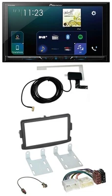 Pioneer 2DIN DAB USB MP3 Bluetooth Autoradio für Dacia Sandero Opel Vivaro Renau - Bild 1 von 4