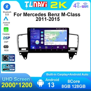 Apple CarPlay Android Car Stereo Radio GPS WiFi For Mercedes Benz M-Class 11-15 - Picture 1 of 48