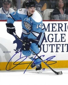 Signed 8x10 CHRIS KUNITZ Pittsburgh Penguins Autographed Photo - COA - Picture 1 of 1