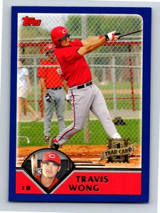 2003 Topps Traded & Rookies Travis Wong RC Cincinnati Reds #T207