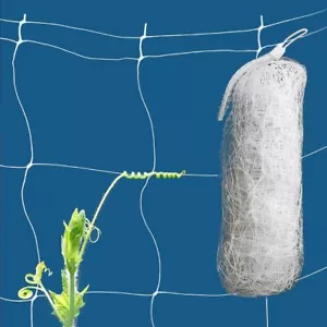 White Trellis Netting 5x100 ft Heavy Duty Garden Trellis Netting Polypropylene P - Picture 1 of 6
