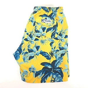 Pantalones cortos de surf y natación para hombre con estampado floral medio cintura elástica sin forro - Imagen 1 de 18