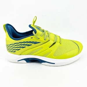 K-Swiss Speed-Trac Yellow Blue Mens Pickleball Tennis Court Shoes 07392 324 - Picture 1 of 6