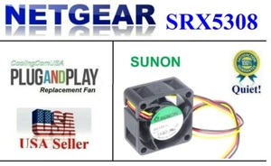 Silencioso! Ventilador de repuesto Plut-and-Play Netgear SRX5308 bajo ruido, garantizado SILENCIOSO - Imagen 1 de 6