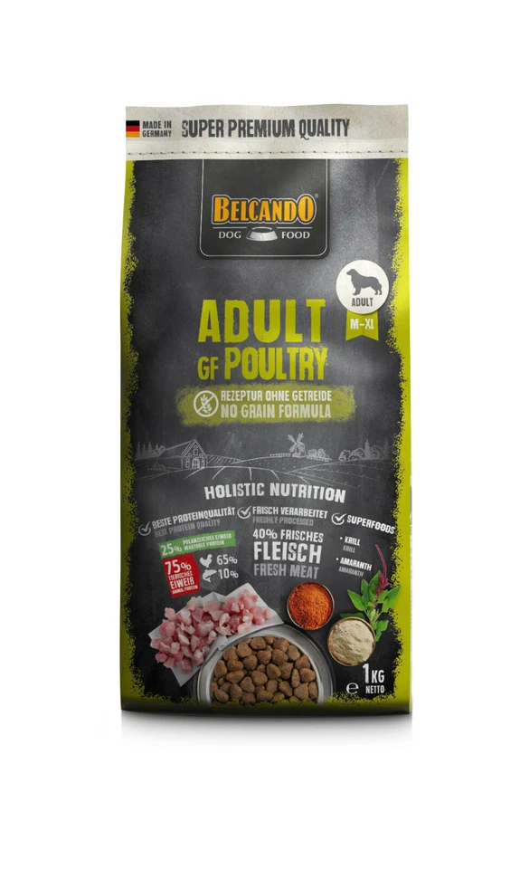Belcando Adult GF Poultry 1Kg (6,99 € / kg) getreidefreies Hundefutter - Bild 1 von 1