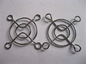 30 pcs DC Fan Grill Protector Silver Metal Finger Guard for 4cm 40x40mm Fan Use - Picture 1 of 3