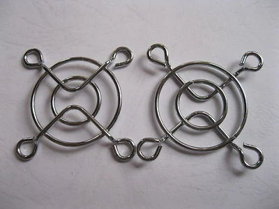 30 pcs DC Fan Grill Protector Silver Metal Finger Guard for 4cm 40x40mm Fan Use - Image 1 of 3