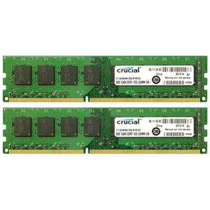 Crucial 16GB (2x 8GB) 1333MHz DDR3 UDIMM RAM 1.5V Desktop Memory CT102464BA1339 - Picture 1 of 5