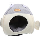 Plush Cat Cave Bed Tent: Cozy Winter Nest for Cats