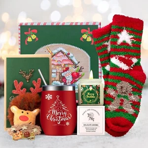 Merry Christmas 2024-Gifts for Women Female Mugs Gift Boxes Set for Coworker-Au - Picture 1 of 9