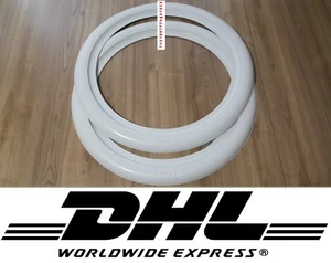 ATLAS 2 New! White Wall 14'' Car Tire insert Trim 2 pcs spare. - Picture 1 of 4