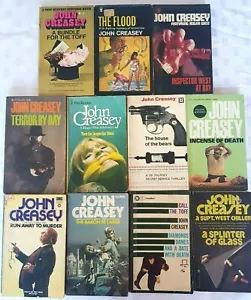 11 John Creasey Mystery Novels: Various Publishers 1960's 1970's - Picture 1 of 12