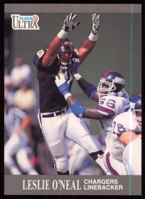 1991 Fleer Ultra Leslie O'Neal San Diego Chargers #126 - Image 1 of 2