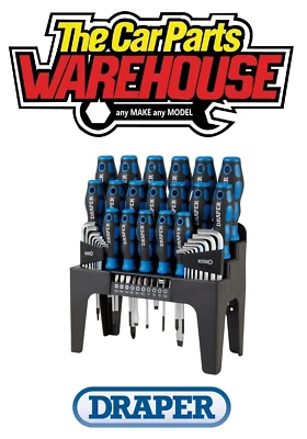 Draper 81294 44 Piece Screwdriver Set with Storage Stand & Allen/Hex Key & Bit - Image 1 of 4