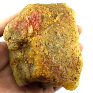 3652 Ct Big Natural Yellow Sapphire AAA Quality Certified Gemstone Rough - Picture 1 of 7