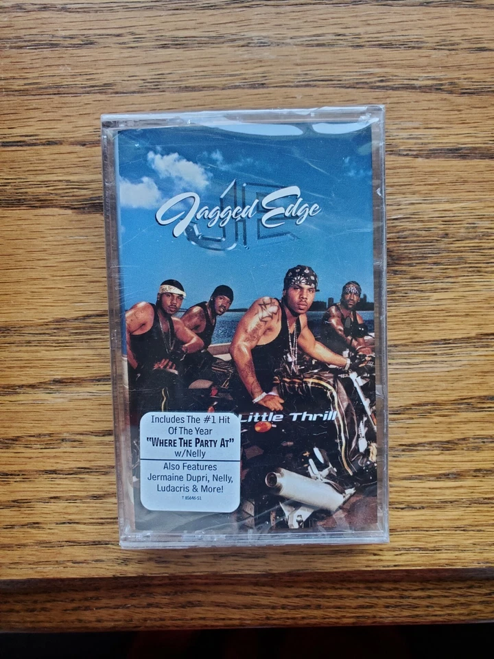 NEW Jagged Edge Little Thrill SEALED Cassette Tape R&B Rap Hip Hop Vtg Nelly 90s - Image 1 of 4