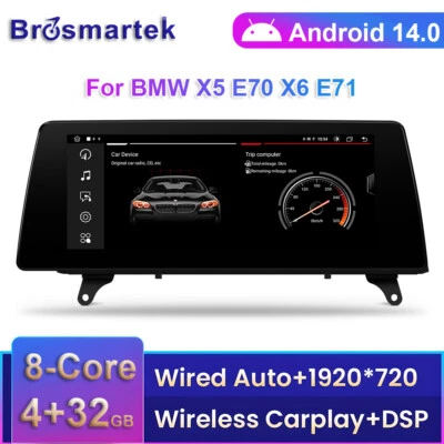 10,25” Android 14 GPS Autoradio Für BMW X5 E70 X6 E71 CCC CarPlay 32GB WiFi DSP - Bild 1 von 4