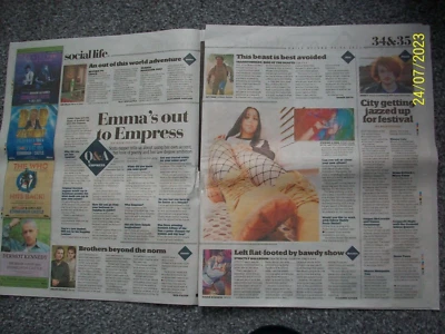 Social Life Daily Record Friday 09.06.2023 EMMA SHAW Article - Image 1 of 2