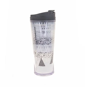 Starbucks Holiday Polar Bear White Snow 12oz Cold Cup Grande Acrylic Tumbler - Picture 1 of 3