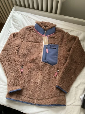 patagonia womens light brown classic retro-x fleece jacket size XS - Image 1 of 2