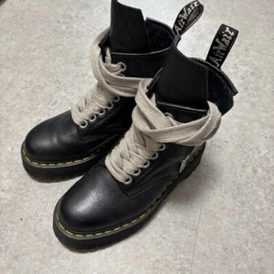 DR. MARTENS RICK OWENS Collab 1460 DMXL Jumbo Lace Boot US Size 8M 9L Used Japan - Picture 1 of 10