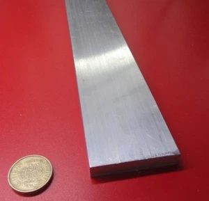 6061 T6511 Aluminum Bar 3/8" (.375") Thick x 2.0" Wide x 12" Length, 2 Pcs - Picture 1 of 9