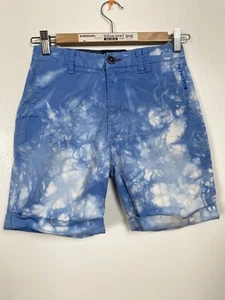 Billabong Boy Juniors Shorts Pants Bermuda Blue Tie Dye Size 25 - Picture 1 of 10