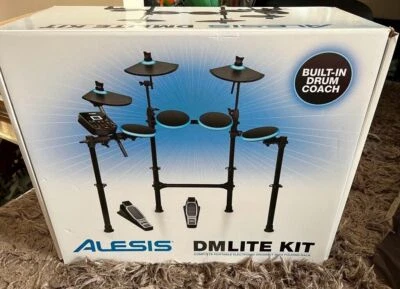 KIT DE BATERÍA ELECTRÓNICA ALESIS DMLITE @PIEZAS DE REPUESTO @tom pad platillo telar abrazadera cerebral Foto 1 de 4