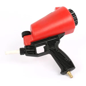 Air Sand Blaster Adjustment Handheld Flow Speed Gun 0.9 Ltr Sandblaster 90psi - Picture 1 of 3