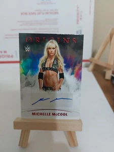 Michelle McCool 2022 WWE Panini Chronicles Origins Auto Red Parallel WWF DIVAS - Picture 1 of 2