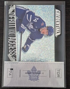 2023-24 UD Credentials - Debut Ticket Access Horizontal #124 Bobby McMann /799 - Picture 1 of 2