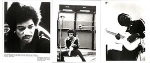 JIMI HENDRIX - 3 Orig. Fotografías promocionales de la película Rainbow Bridge / 1971 - Imagen 1 de 4