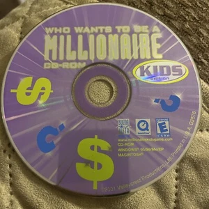 Who Wants to Be a Millionaire CD-ROM: Kids Edition (Windows/Mac, 2001) Disc Only - Picture 1 of 1