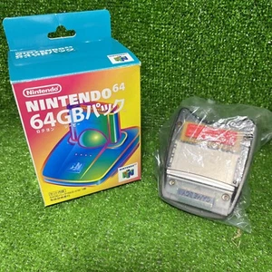 Nintendo 64 N64 Transfer Pak Pack Controller NUS-019 open box New From Japan② - Picture 1 of 8