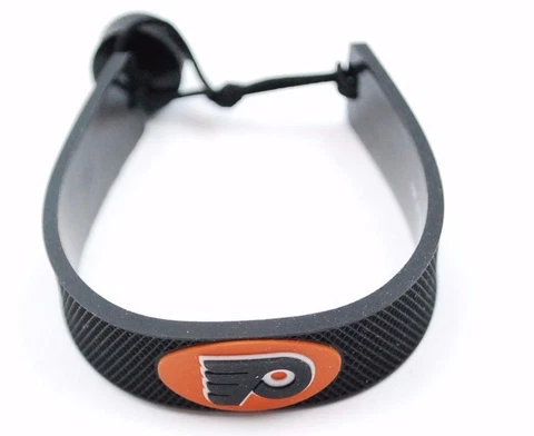 PHILADELPHIA FLYERS OFFICIALLY LICENSED NHL HOCKEY PUCK STYLE BRACELET Cover