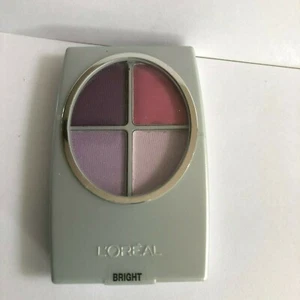 LOREAL Wear infinite EYESHADOW QUAD - BRIGHT -   NEW  - Picture 1 of 3