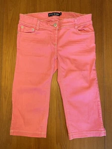 NEW Girls size 13y Mini Boden Cropped Capri Pink Jeans 13 - Picture 1 of 9