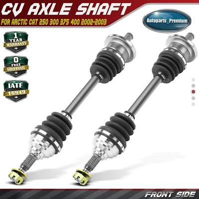2x Conjunto de eje CV delantero izquierdo y derecho para Arctic Cat 250 300 375 400 02-03 500 Foto 1 de 4