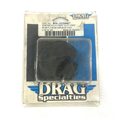 Drag Semi-Metallic Front Brake Pads for 84-99 Harley Touring Softail Dyna - Image 1 of 4