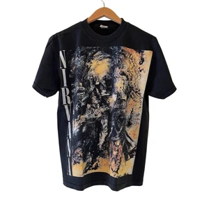 Nirvana In Utero 1994 European Tour Vintage Reprint T-shirt Single Stitched L - Picture 1 of 7