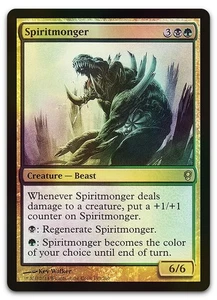 Spiritmonger #193 (Foil) (LP) Conspiracy CNS Magic MTG - Picture 1 of 1