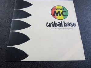 REBEL MC feat Tenor Fly & Barrington Levy - Tribal Base - 7" Single - 1991 - Picture 1 of 3