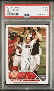 2023 Topps Seth Beer Golden Mirror SSP #105 PSA 5 - Bild 1 von 2