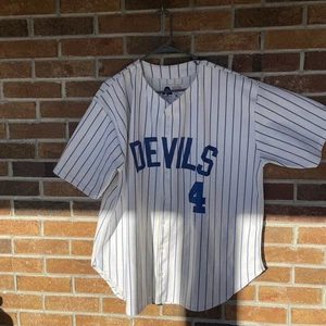 Vintage Duke Blue Devils Classic Baseball Jersey Size XL Rare Sewn - Picture 1 of 5