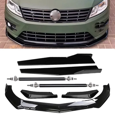 For Volkswagen Passa Front Bumper Lip Spoiler Splitter Side Skirt Rear Lip - Image 1 of 4