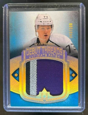 2013-14 UD Ultimate Tyler Toffoli Debut Threads Patches RC #43/100 - Image 1 of 2