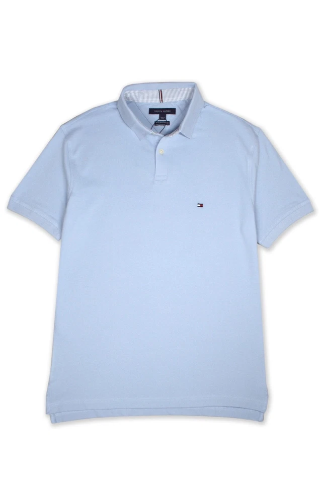 Tommy Hilfiger Herren Polo Shirt Poloshirt hellblau Größe  XXXL - Bild 1 von 1